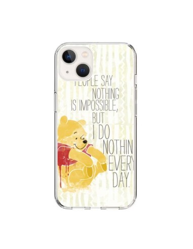 Cover iPhone 15 Winnie I do nothing every day - Sara Eshak