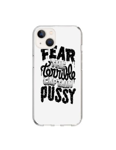 Coque iPhone 15 Fear the terrible captain pussy - Senor Octopus