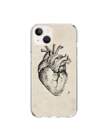 Coque iPhone 15 Coeur Vintage - Tipsy Eyes