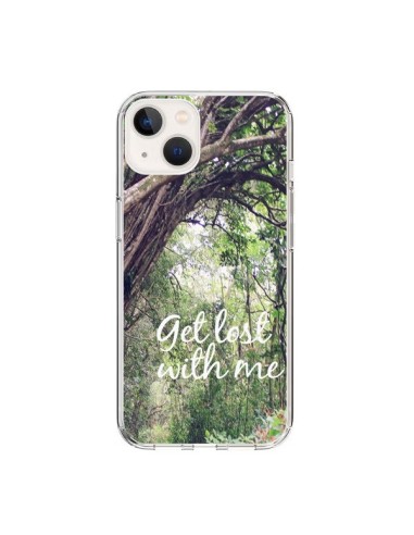 Coque iPhone 15 Get lost with him Paysage Foret Palmiers - Tara Yarte