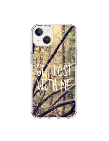 Coque iPhone 15 Get lost with me foret - Tara Yarte