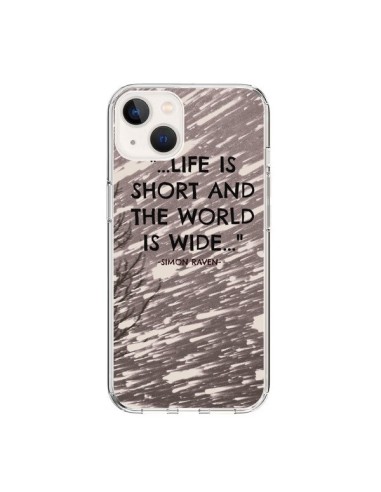 Coque iPhone 15 Life is short Foret - Tara Yarte