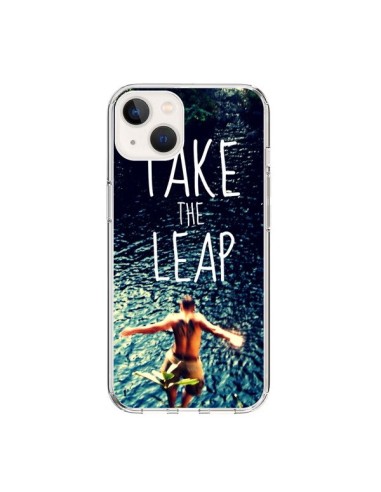 Coque iPhone 15 Take the leap Saut - Tara Yarte