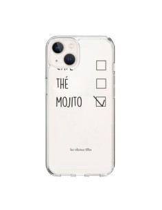 Coque iPhone 15 Café, Thé et Mojito Transparente - Les...