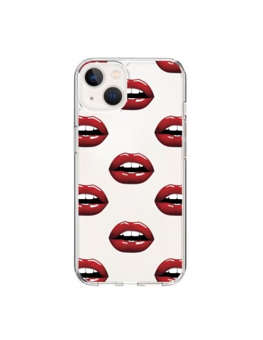 Coque iPhone 15 Lèvres Rouges Lips Transparente - Yohan B.