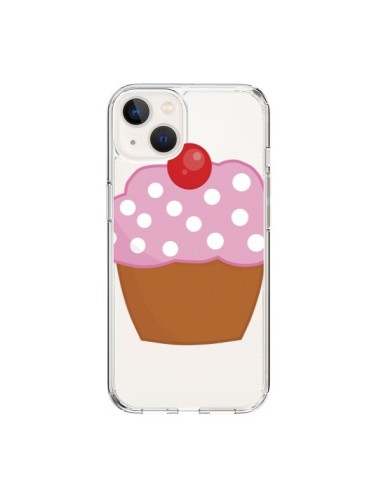 Coque iPhone 15 Cupcake Cerise Transparente - Yohan B.