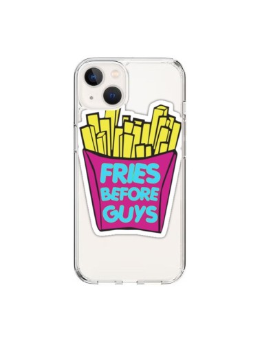 Coque iPhone 15 Fries Before Guys Transparente - Yohan B.