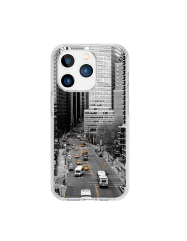 Coque iPhone 15 Pro New York Noir et Blanc - Anaëlle François