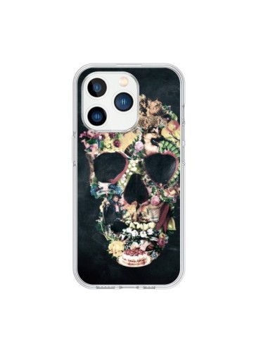 Coque iPhone 15 Pro Skull Vintage Tête de Mort - Ali Gulec