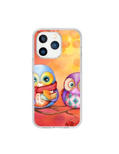 Coque iPhone 15 Pro Chouette Arbre - Annya Kai