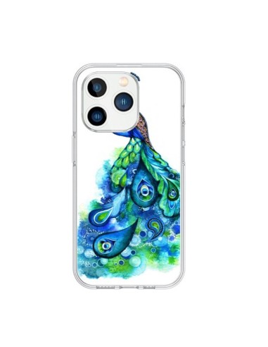 Cover iPhone 15 Pro Pavone Multicolore - Annya Kai