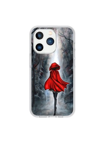 Cover iPhone 15 Pro Cappuccetto Rosso Legno - Annya Kai
