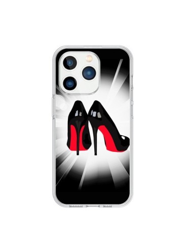 Coque iPhone 15 Pro Chaussures Semelles Rouges Red Soles Femme - Aurelie Scour