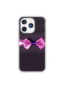 Coque iPhone 15 Pro Noeud Papillon Kitty Bow Tie - Asano...
