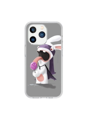 Coque iPhone 15 Pro Lapin Crétin Sucette - Bertrand Carriere