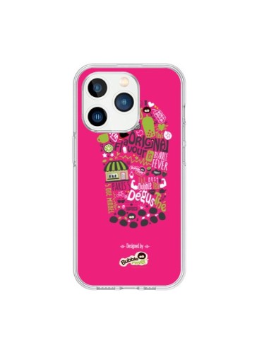 Cover iPhone 15 Pro Bubble Fever Originale Rosa - Bubble Fever