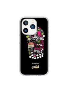 Coque iPhone 15 Pro Bubble Fever Original Flavour Noir -...