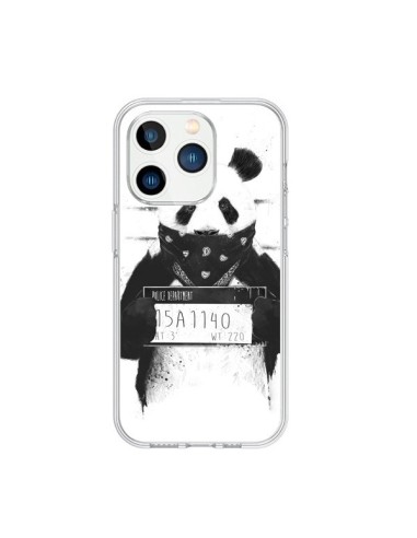 Cover iPhone 15 Pro Panda Cattivo Prigione - Balazs Solti