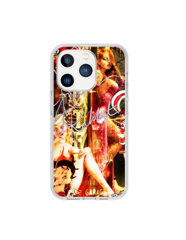 Coque iPhone 15 Pro Jessica Rabbit Betty Boop - Brozart