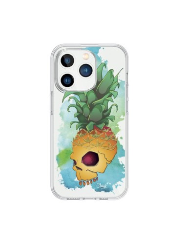 iPhone 15 Pro Case Crananas Skull Pineapple Clear - Chapo