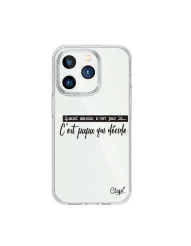 Cover iPhone 15 Pro È Papà che Decide Trasparente - Chapo