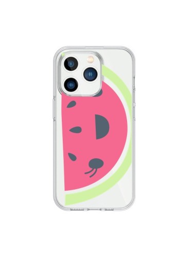 Coque iPhone 15 Pro Pasteque Watermelon Fruit Transparente - Claudia Ramos