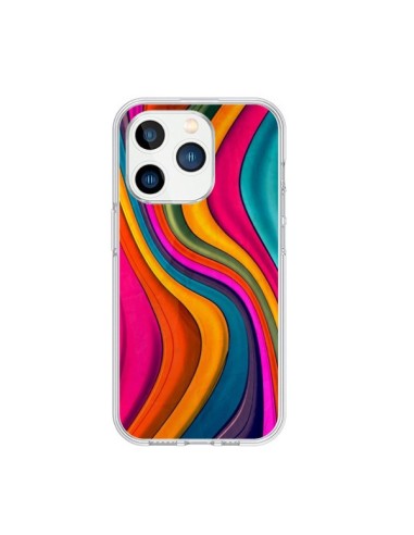iPhone 15 Pro Case Love Colored Waves - Danny Ivan