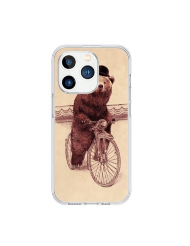 Cover iPhone 15 Pro Orso Bicicletta - Eric Fan