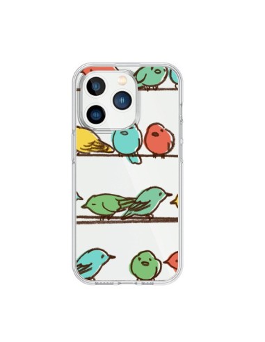 Cover iPhone 15 Pro Uccelli Trasparente - Eric Fan