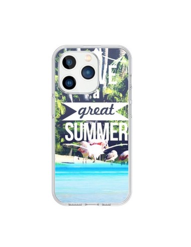 Coque iPhone 15 Pro Have a Great Summer Eté - Eleaxart