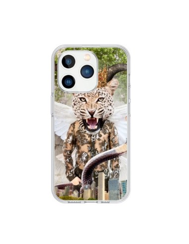 Coque iPhone 15 Pro Hear Me Roar Leopard - Eleaxart