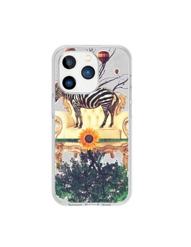 iPhone 15 Pro Case Zebra The World - Eleaxart