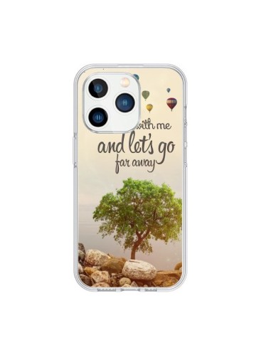 Coque iPhone 15 Pro Let's Go Far Away Ballons - Eleaxart