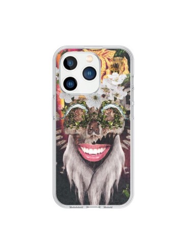 Coque iPhone 15 Pro My Best Costume Roi King Monkey Singe Couronne - Eleaxart