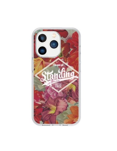 Coque iPhone 15 Pro Standing On The Sun Fleur - Eleaxart