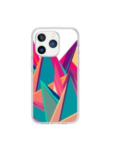 Coque iPhone 15 Pro Triangles Intensive Pic Azteque -...