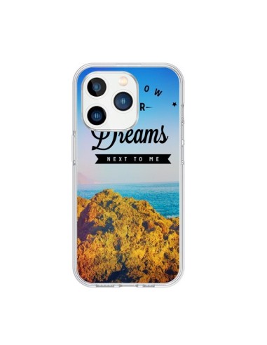 Coque iPhone 15 Pro Follow your dreams Suis tes rêves - Eleaxart
