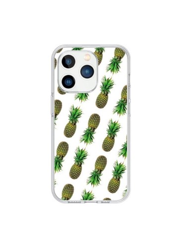 Coque iPhone 15 Pro Ananas Pineapple Fruit - Eleaxart
