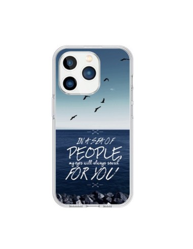 Coque iPhone 15 Pro Sea Mer Plage - Eleaxart