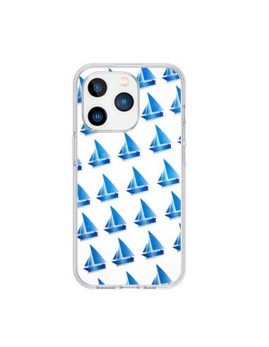 Coque iPhone 15 Pro Bateau Voilier Barquitos - Eleaxart