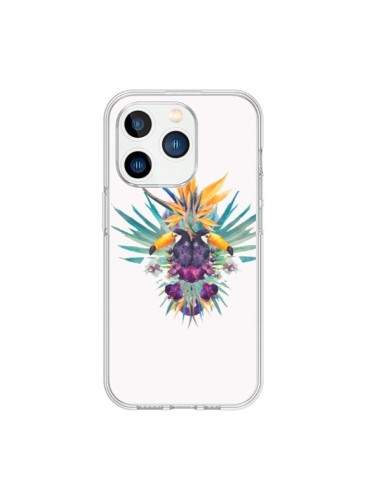 Coque iPhone 15 Pro Exotic Toucans Summer Ete - Eleaxart