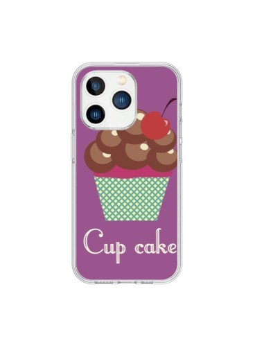 Coque iPhone 15 Pro Cupcake Cerise Chocolat - Léa Clément