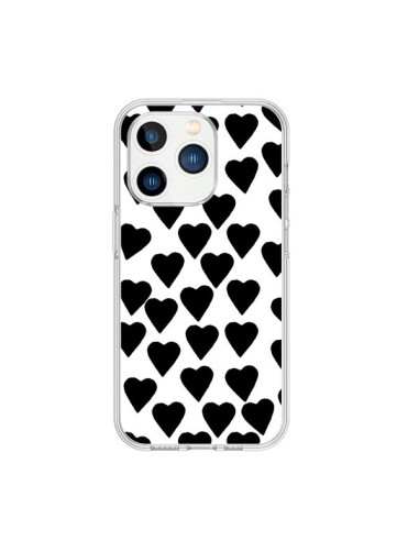 iPhone 15 Pro Case Heart Black - Project M