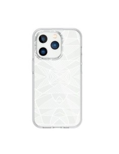 iPhone 15 Pro Case Lines Mirrors Grid Triangles Abstract...