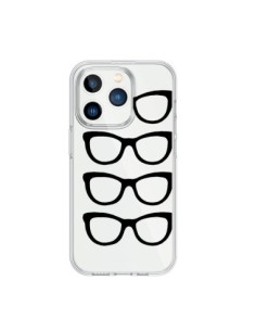 Coque iPhone 15 Pro Sunglasses Lunettes Soleil Noir...
