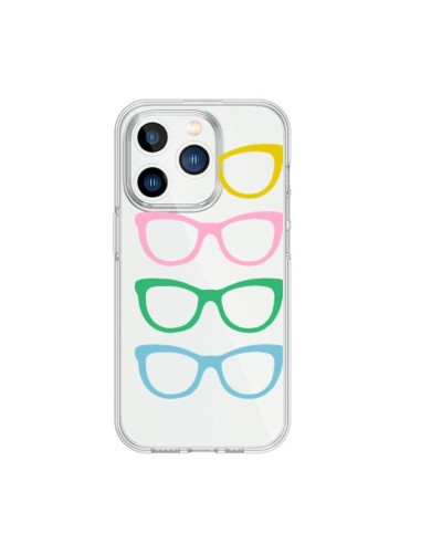 Coque iPhone 15 Pro Sunglasses Lunettes Soleil Couleur Transparente - Project M