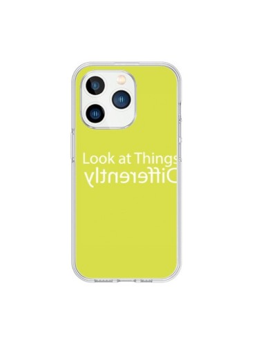 Coque iPhone 15 Pro Look at Different Things Yellow - Shop Gasoline