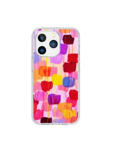 Coque iPhone 15 Pro Pois Roses Dottie - Ebi Emporium