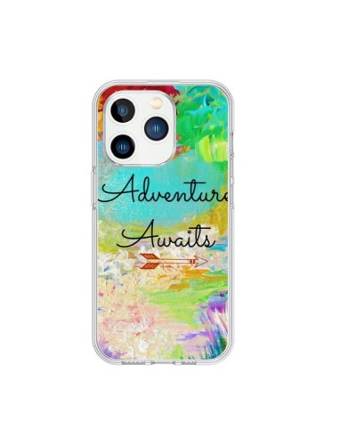 Coque iPhone 15 Pro Adventure Awaits Fleurs - Ebi Emporium