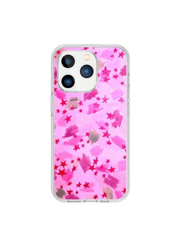 iPhone 15 Pro Case Stars Pink - Ebi Emporium